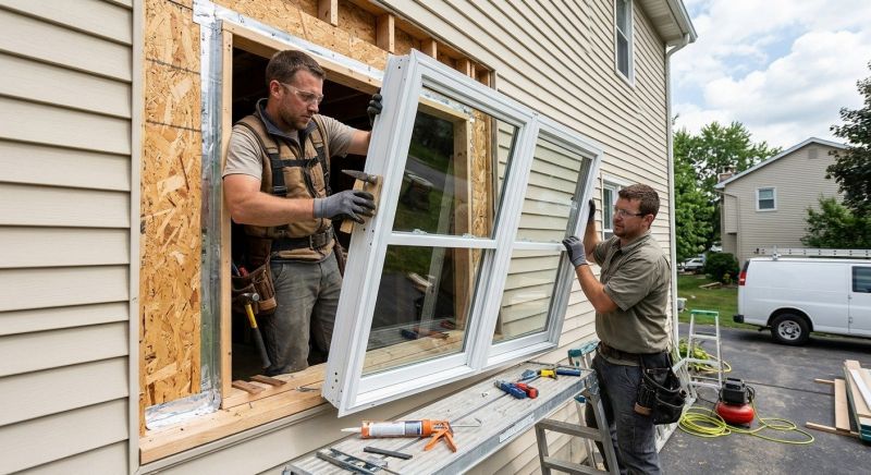 Awning Windows Installation in Boston, MA