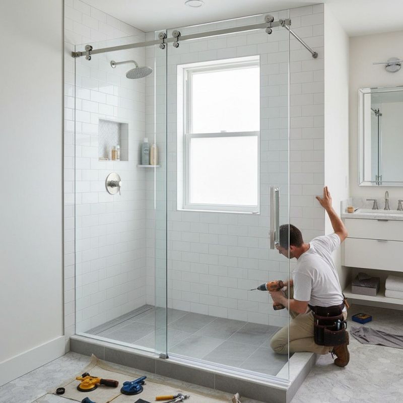 Glass Shower Door Installation in Boulder, CO
