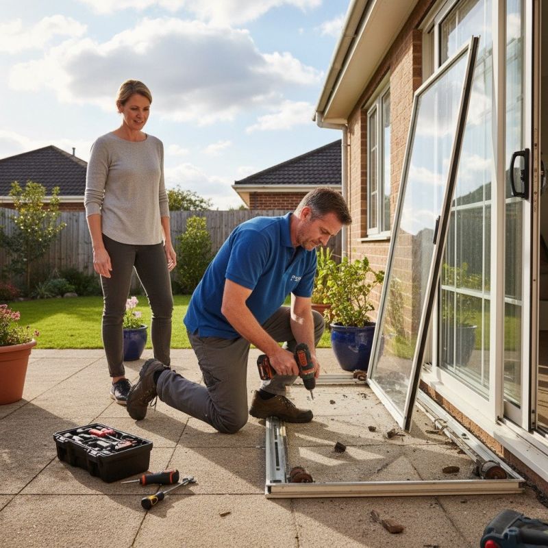 Sliding Door Track Repair in Conroe, TX